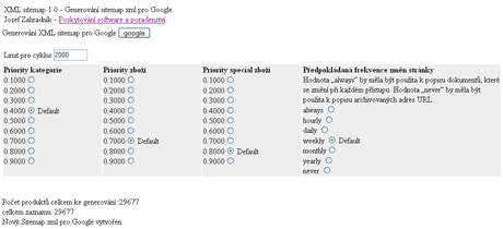 xml sitemap generator google