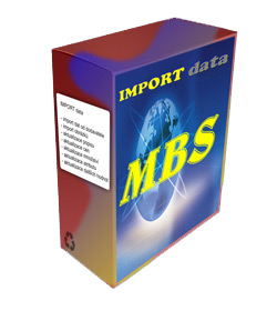 MBS software - import a zpracování dat zboží od dodavatele