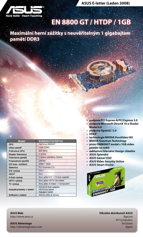 ASUS EN 8800 GT / HTDP / 1GB ASUS EN 8800 GT / HTDP / 1GB